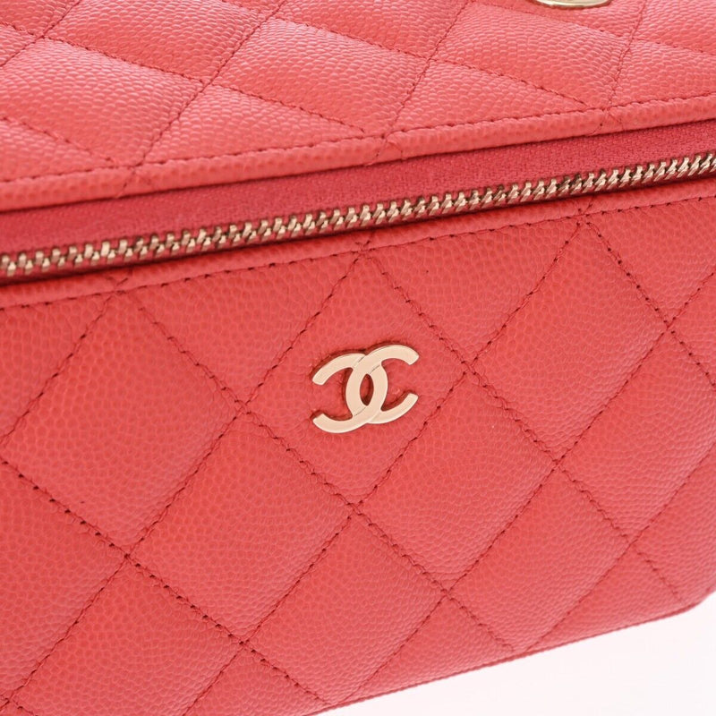 Chanel Matrasse Chain Vanity Pinkorange