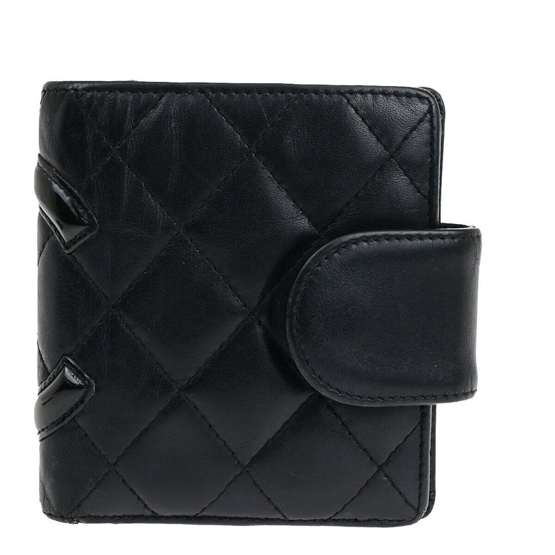 Chanel Cc Logo Cambon Bifold Wallet Purs