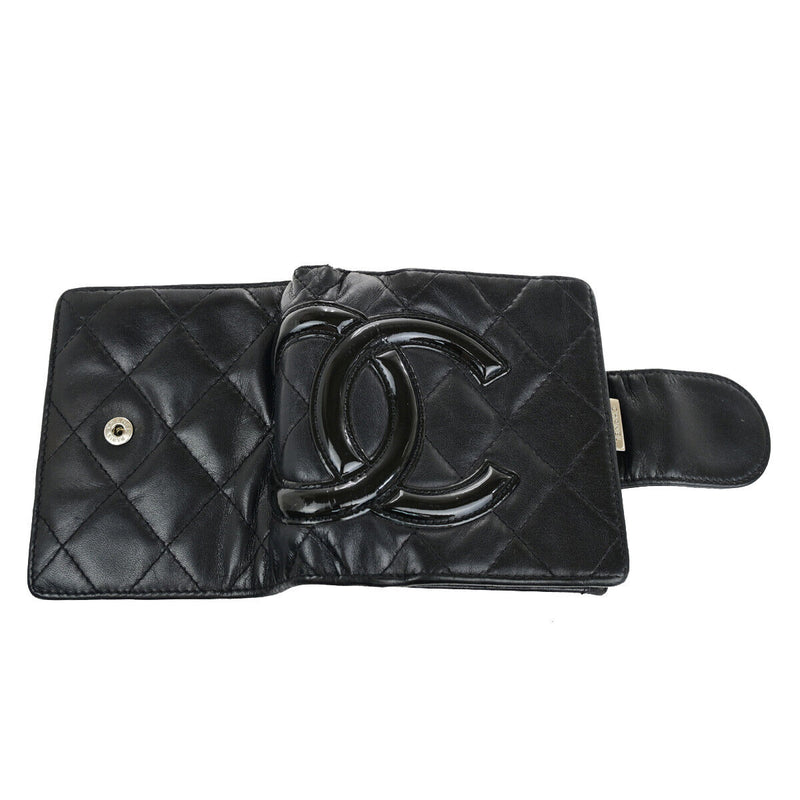 Chanel Cc Logo Cambon Bifold Wallet Purs