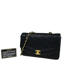 Chanel Cc Diana Matelasse Chain Shoulder