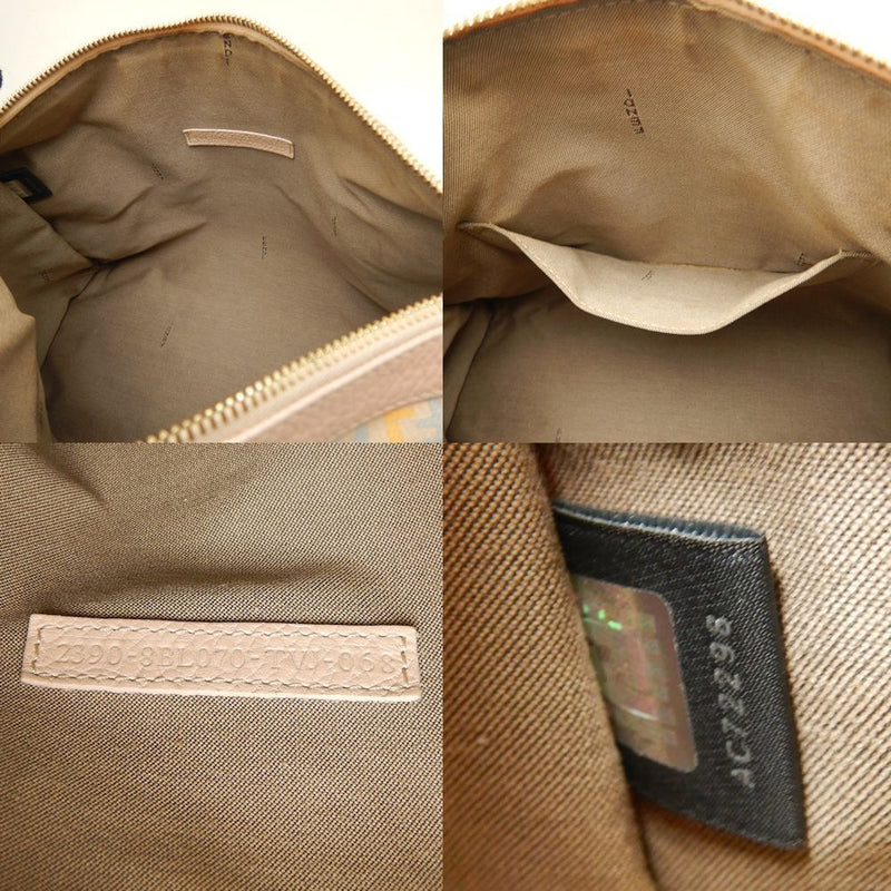 Fendi Tote Bag Zucchino Canvas/ Leather