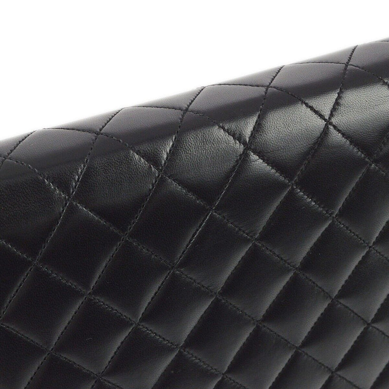 Chanel Black Lambskin Turnlock Medium