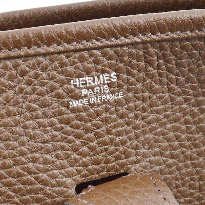 Hermes Brown Togo Evelyne 3 Pm Shoulder