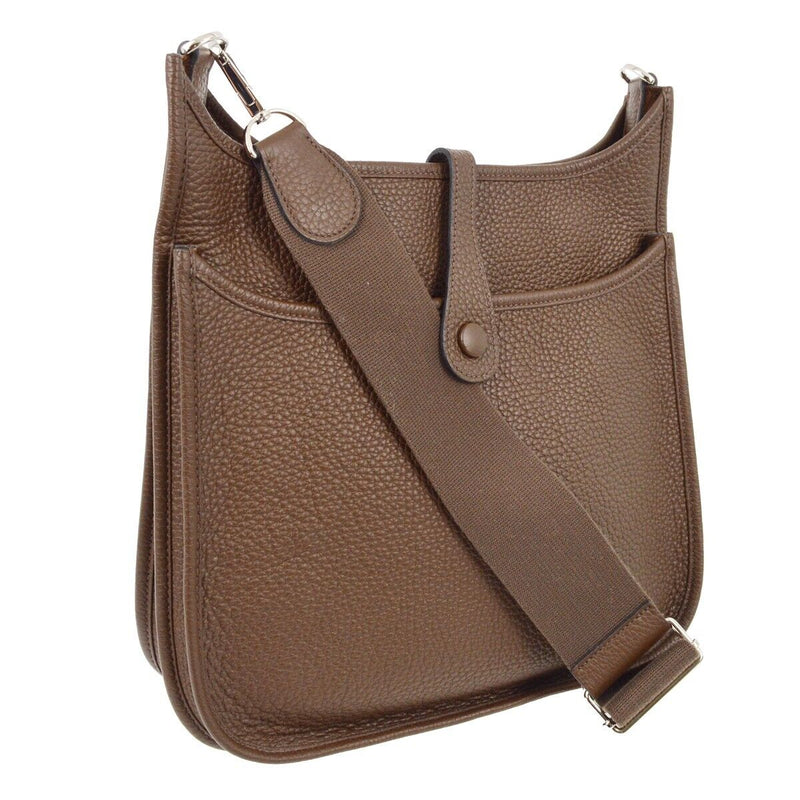 Hermes Brown Togo Evelyne 3 Pm Shoulder