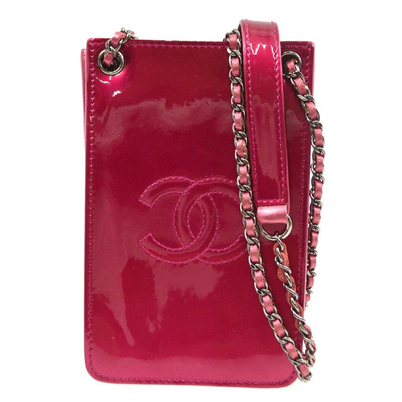 Chanel Pink Patent Leather Chain