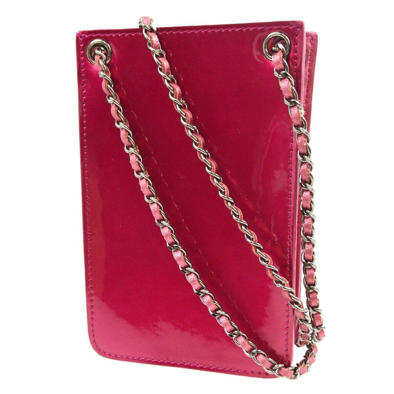 Chanel Pink Patent Leather Chain