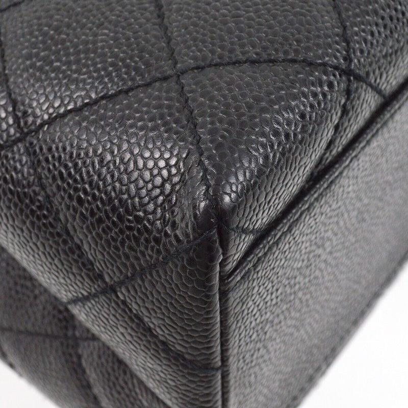 Chanel Black Caviar Skin Top Handle