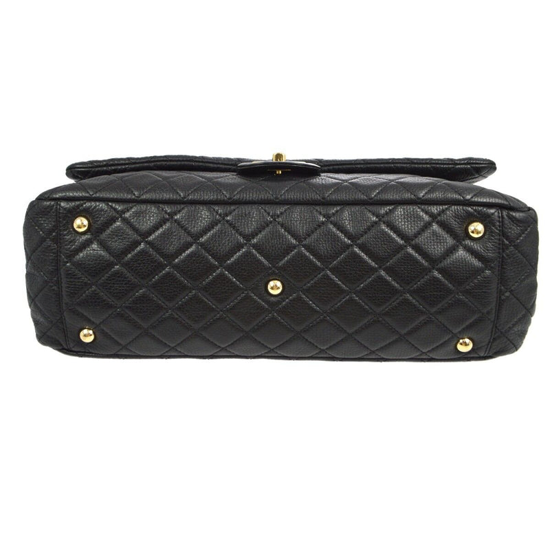 Chanel Black Calfskin Xxl Single Flap