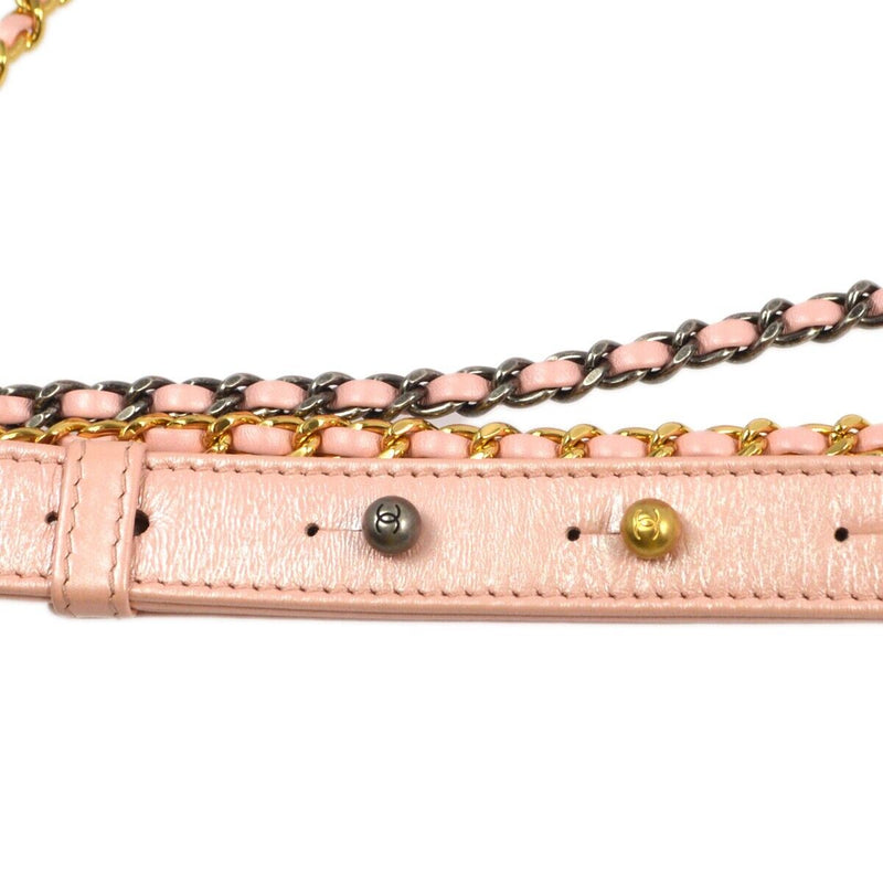 Chanel Pink Lambskin Gabrielle Shoulder