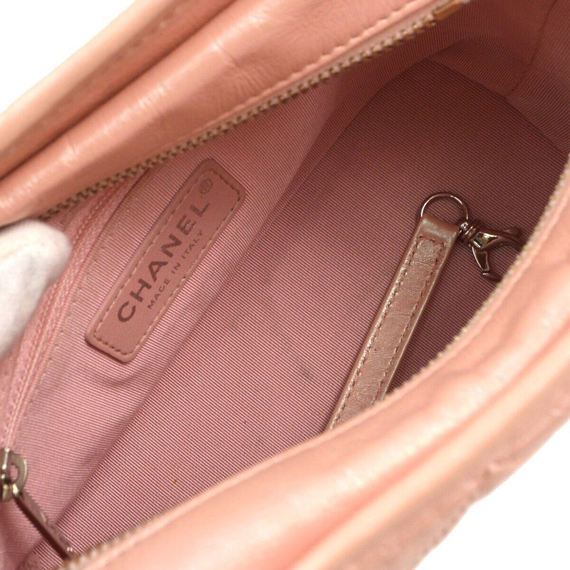 Chanel Pink Lambskin Gabrielle Shoulder