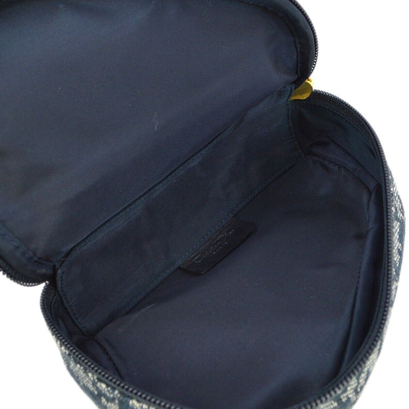 Christian Dior Navy Trotter Saddle Coin