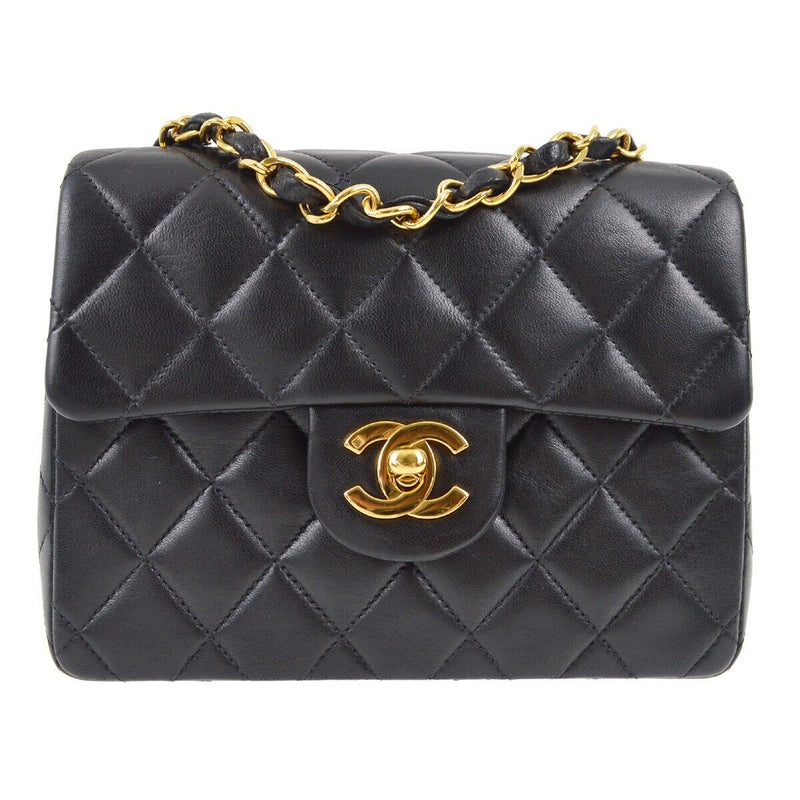 Chanel Black Lambskin Mini Classic