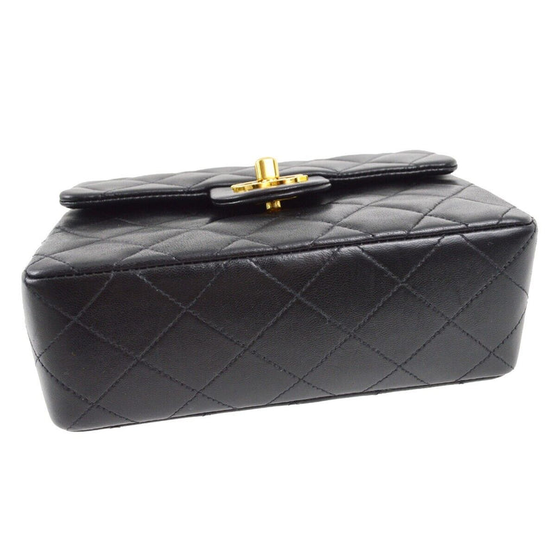 Chanel Black Lambskin Mini Classic