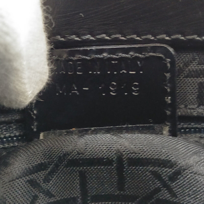 Christian Dior Hand Bag Black Leather