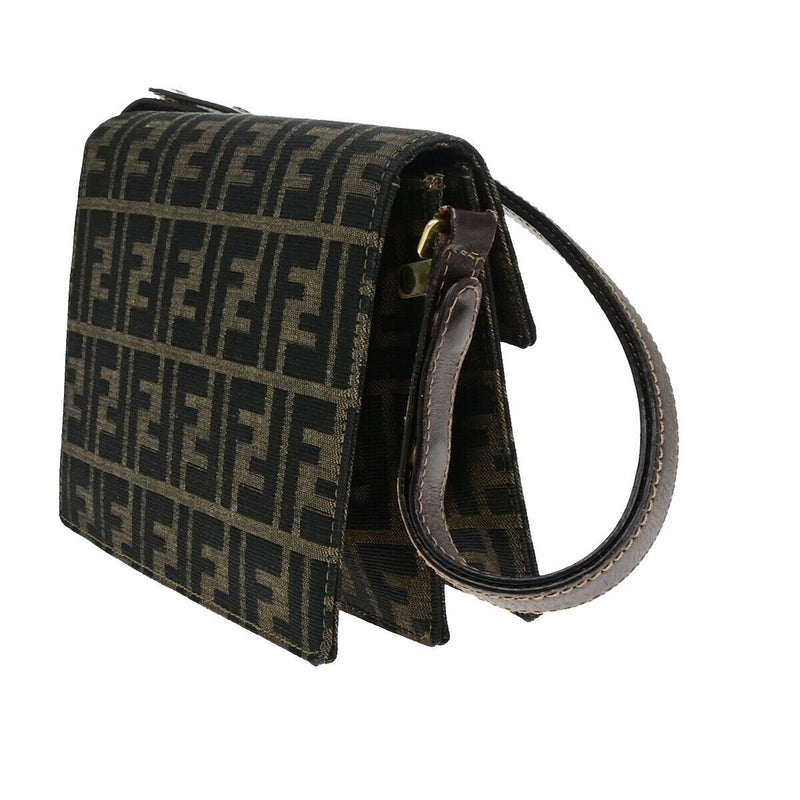 Fendi Logo Zucca Pattern Shoulder Bag