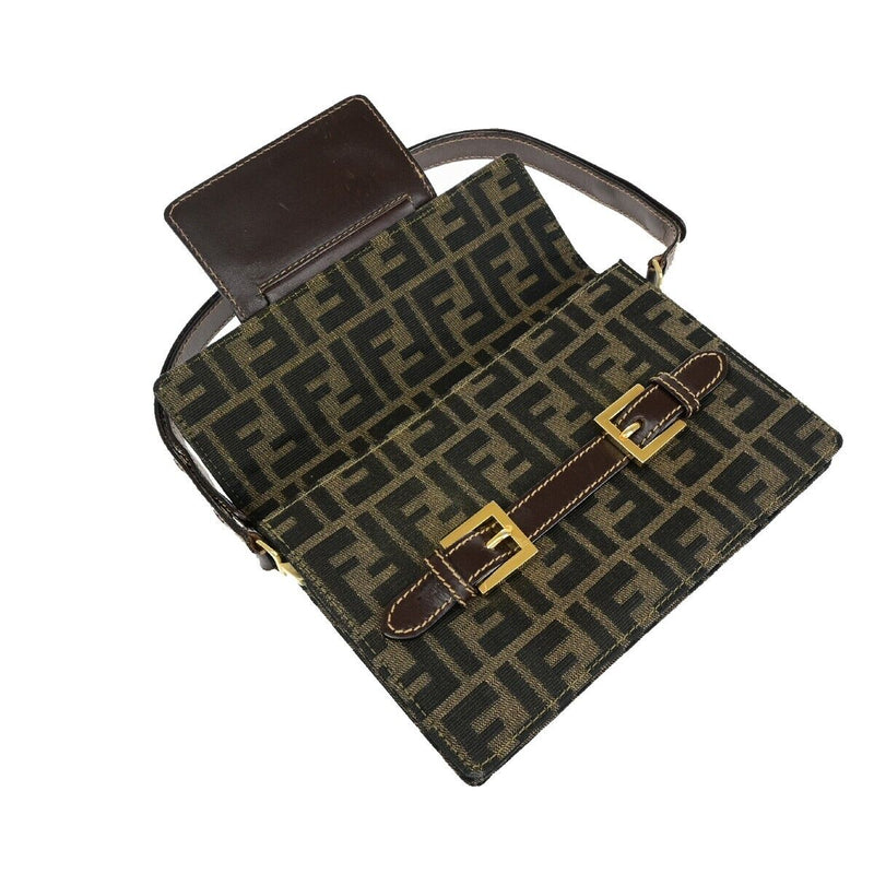 Fendi Logo Zucca Pattern Shoulder Bag