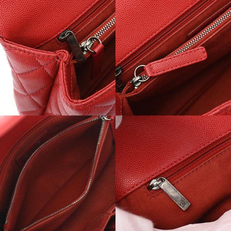 Chanel Matrasse Top Handle 29 2Way Red