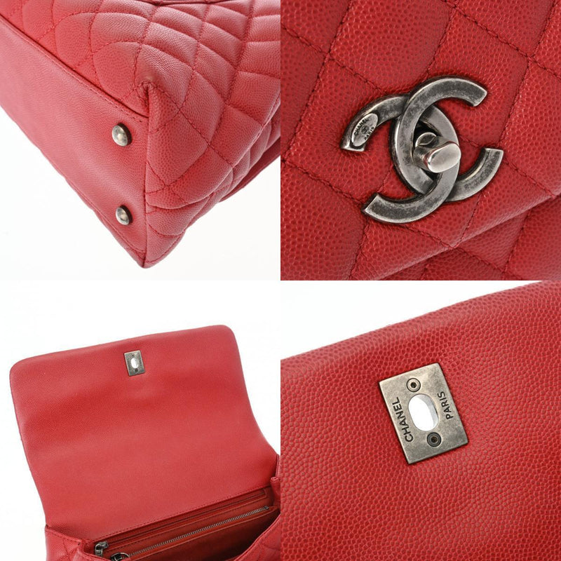 Chanel Matrasse Top Handle 29 2Way Red