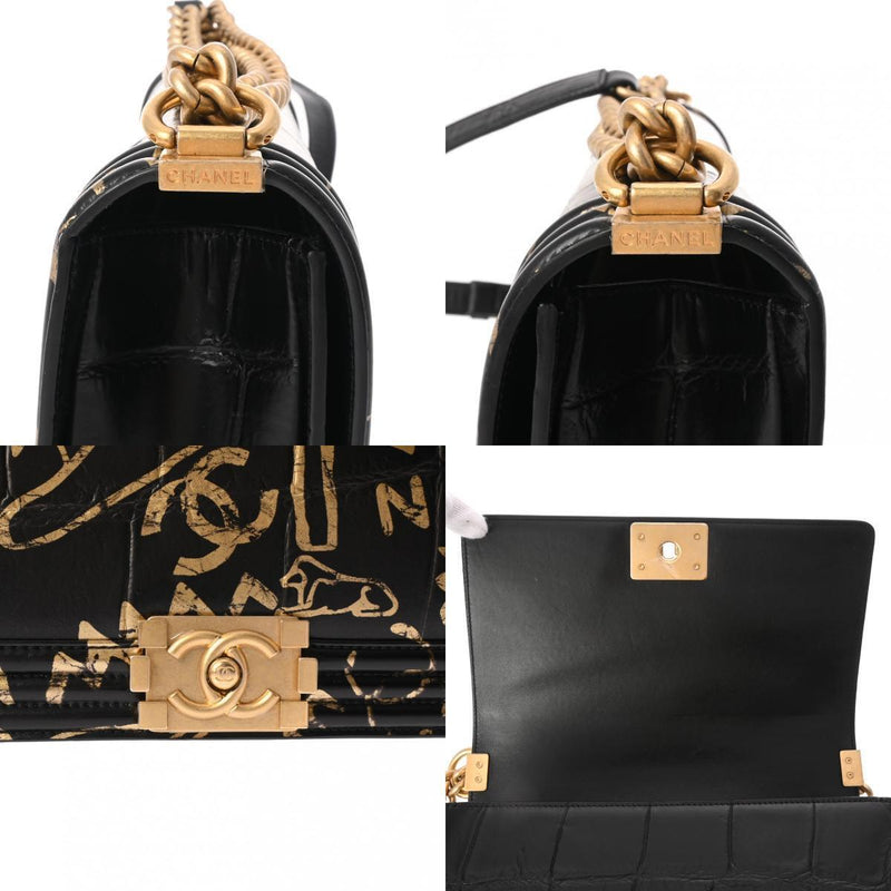 Chanel Boy Chainshoulder Black/Noir