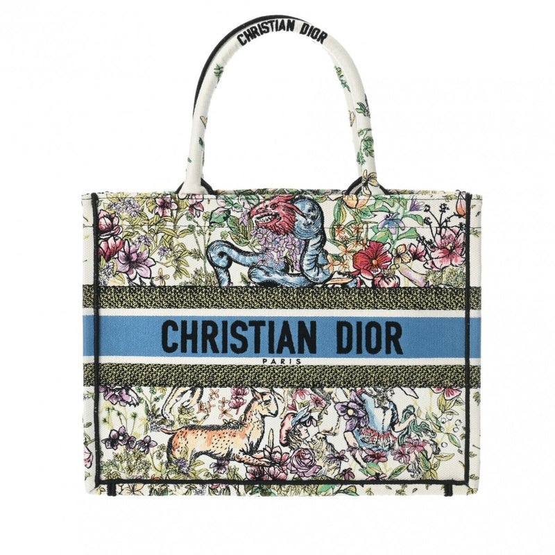 Christian Dior Book Tote Medium Flower D