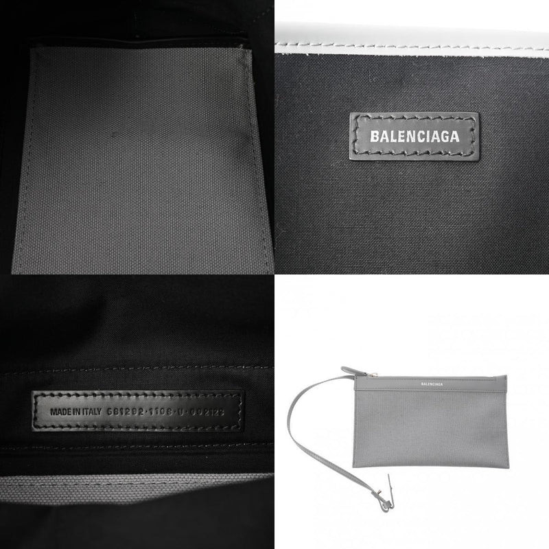 Balenciaga Navy Kabas M Gray Hand Bag