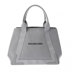 Balenciaga Navy Kabas M Gray Hand Bag