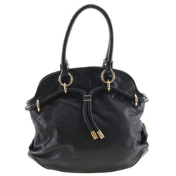 Bally Shoulder Bag Black Leather Women