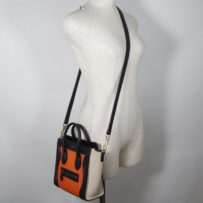 Celine Luggage Nano Shopper Shoulder Bag