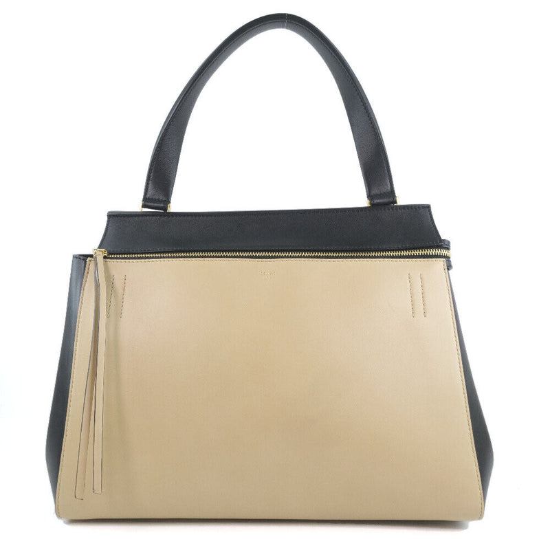 Celine Edge Handbag Medium Beige/Black