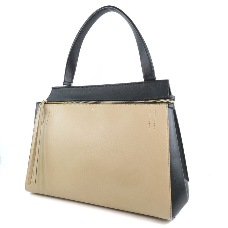 Celine Edge Handbag Medium Beige/Black