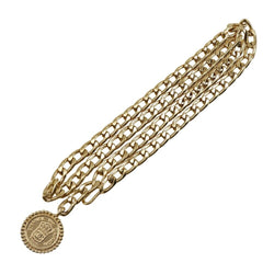 Chanel Chain Belt Plated Gold Women