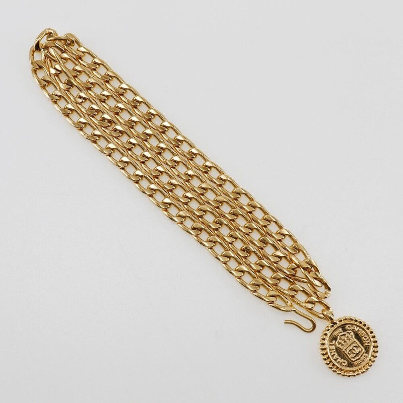 Chanel Chain Belt Plated Gold Women