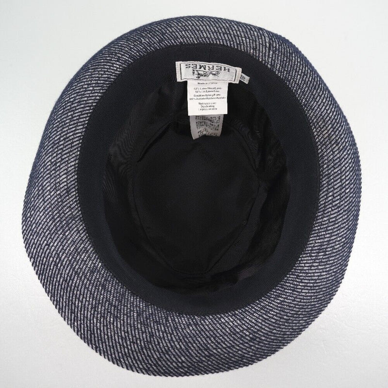 Hermes Hat Navy Wool Unisex