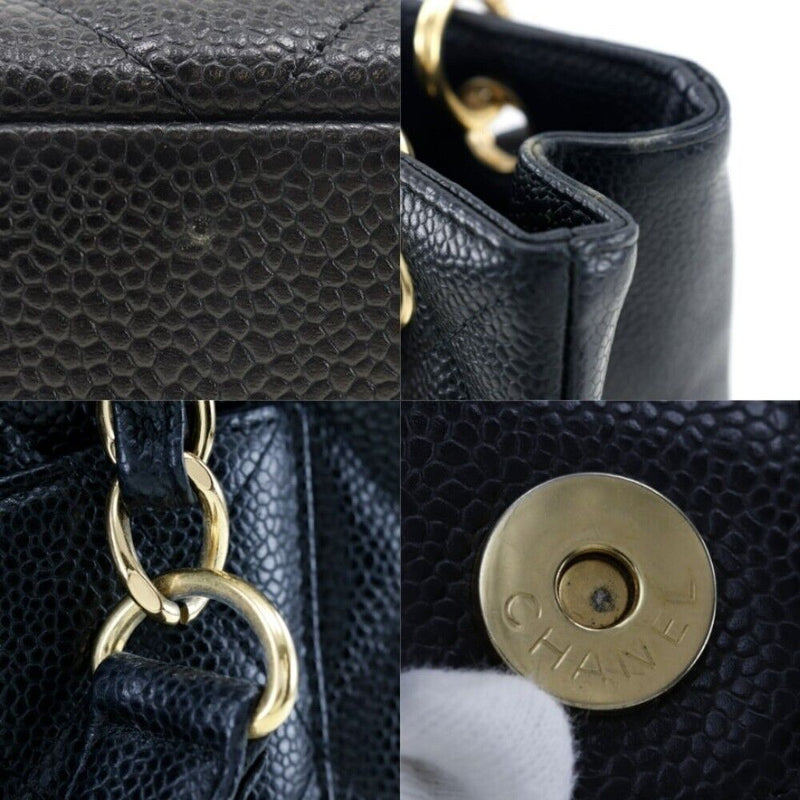 Chanel Pst Chain Tote Shoulder Bag