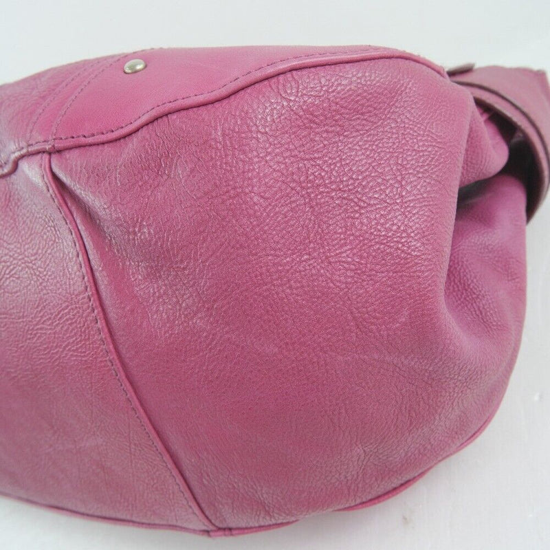 Bally Shoulder Bag Pink Calfskin Women