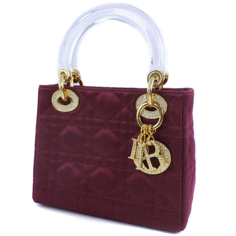 Dior Lady Handbag Mini Bag Bordeaux/Gold