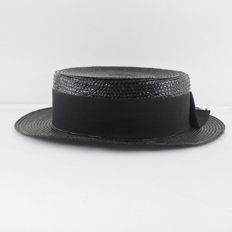 Saint Laurent Paris Hat 4Yb50 Black