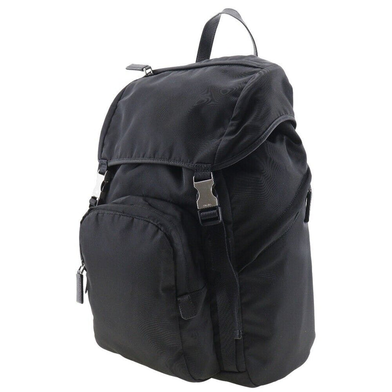 Prada Backpack Daypack Nero Nylon Unisex