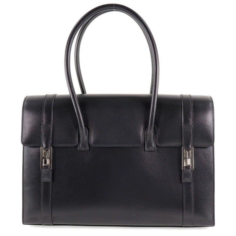 Hermes Drag 32 Handbag Black Box Carf