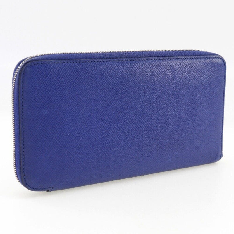 Hermes Azap Long Silk In Blue Epsom