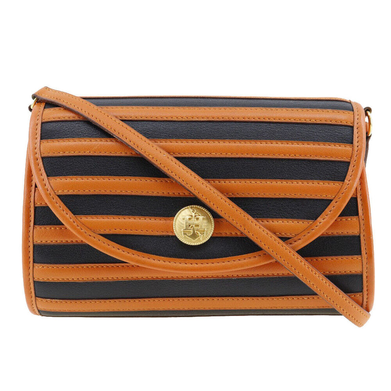 Hermes Shoulder Bag Orange / Black