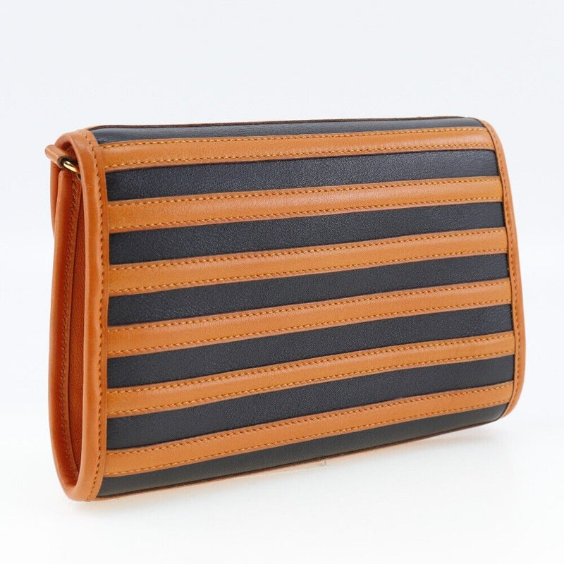 Hermes Shoulder Bag Orange / Black