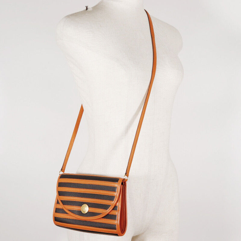 Hermes Shoulder Bag Orange / Black