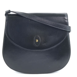 Bally Shoulder Bag Black Calfskin Women