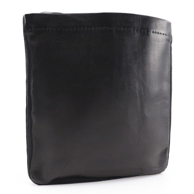 Hermes Toudu Shoulder Bag Black Calfskin