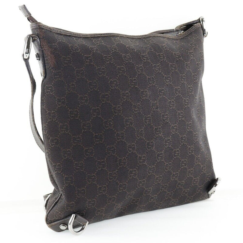 Gucci Abbey Shoulder Bag Brown Gg Canvas