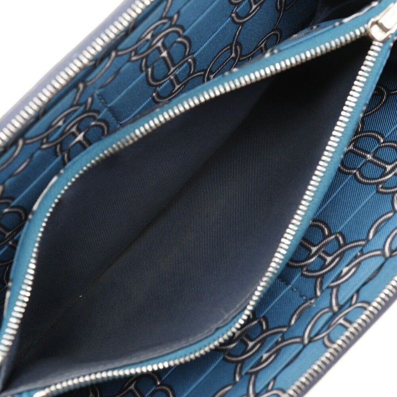 Hermes Azap Silk In Blue Epsom Women