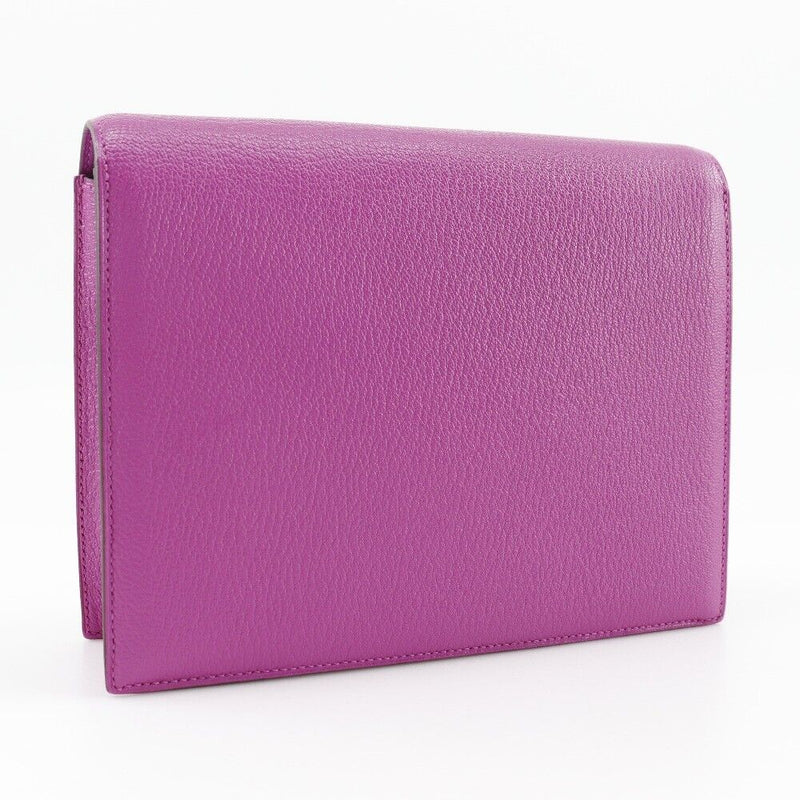 Hermes Veru Clutch Bag C Pn It Magnolia