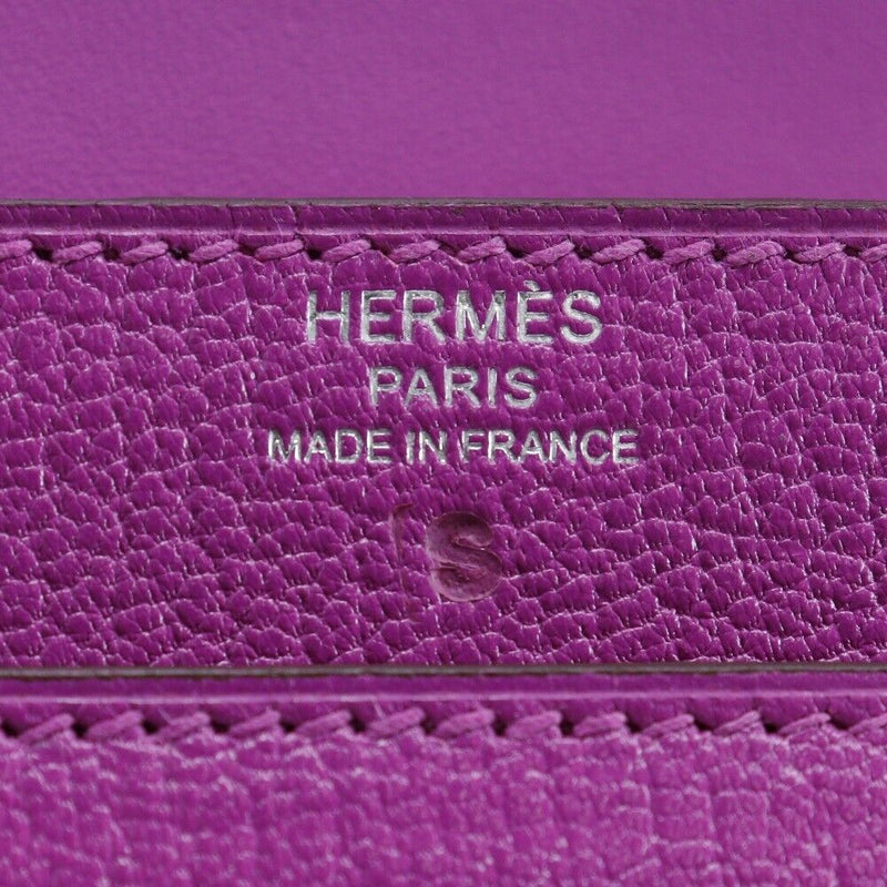 Hermes Veru Clutch Bag C Pn It Magnolia