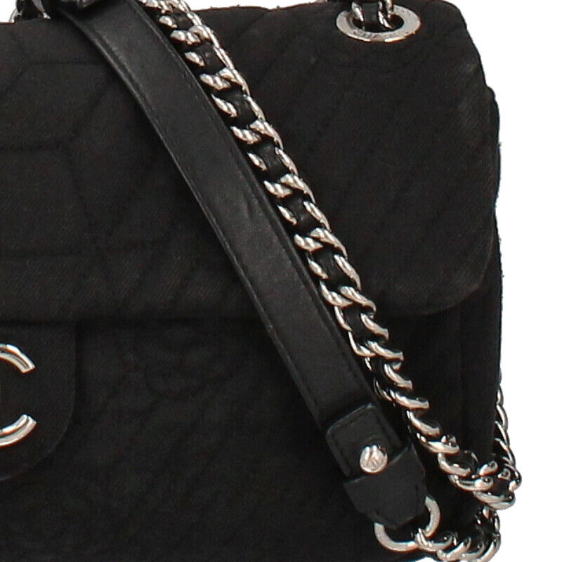 Chanel Camellia Chainshoulder Bag Denim